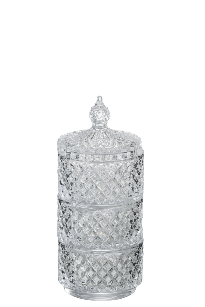 Pot 3 Niveaus Glas Transparant