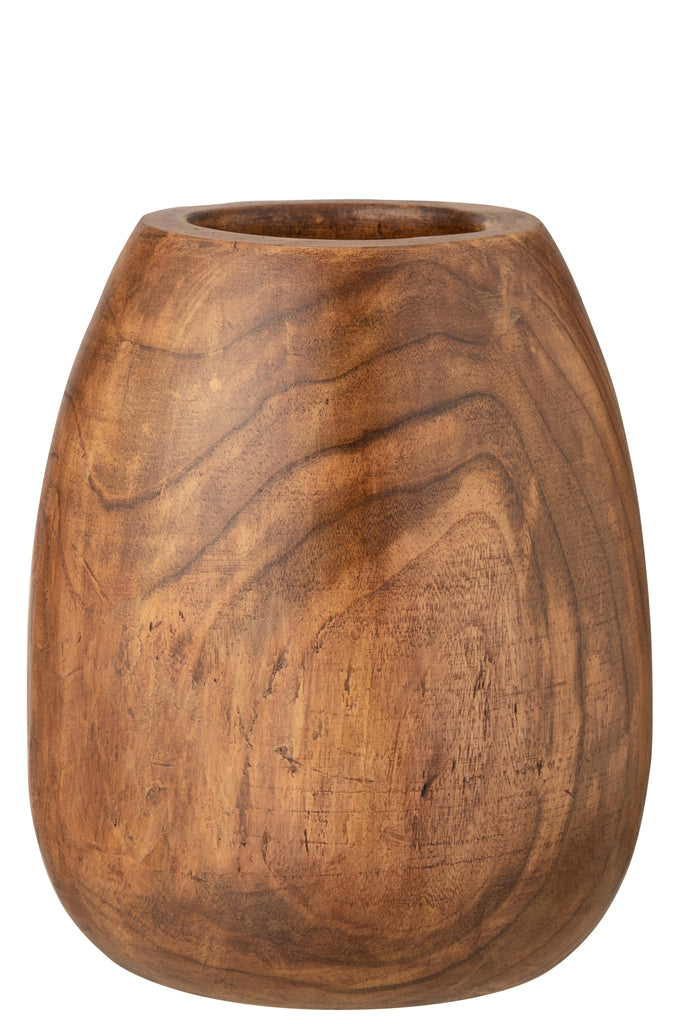 Jar Paulownia Brown Small