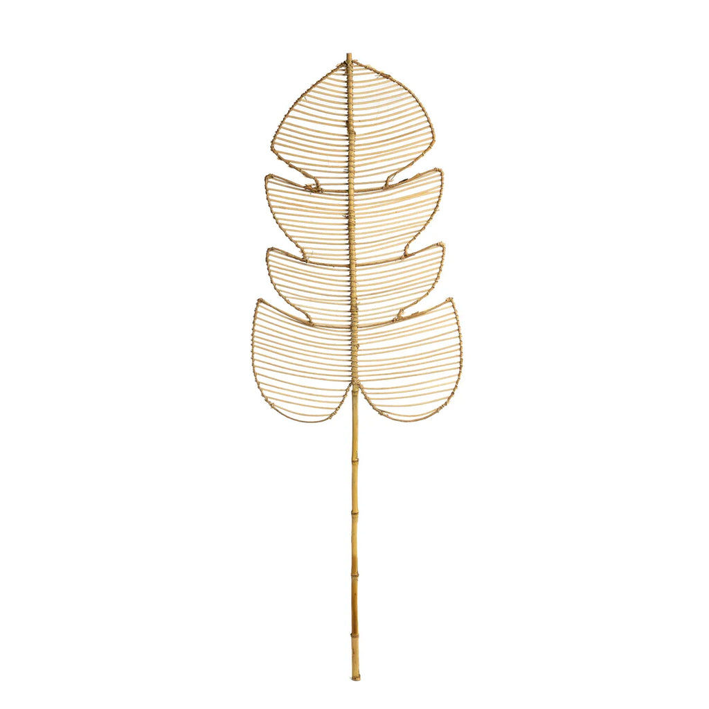 La Monstera in Rattan - Naturale