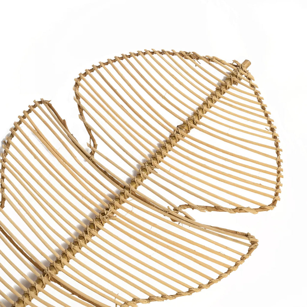 La Monstera in Rattan - Naturale