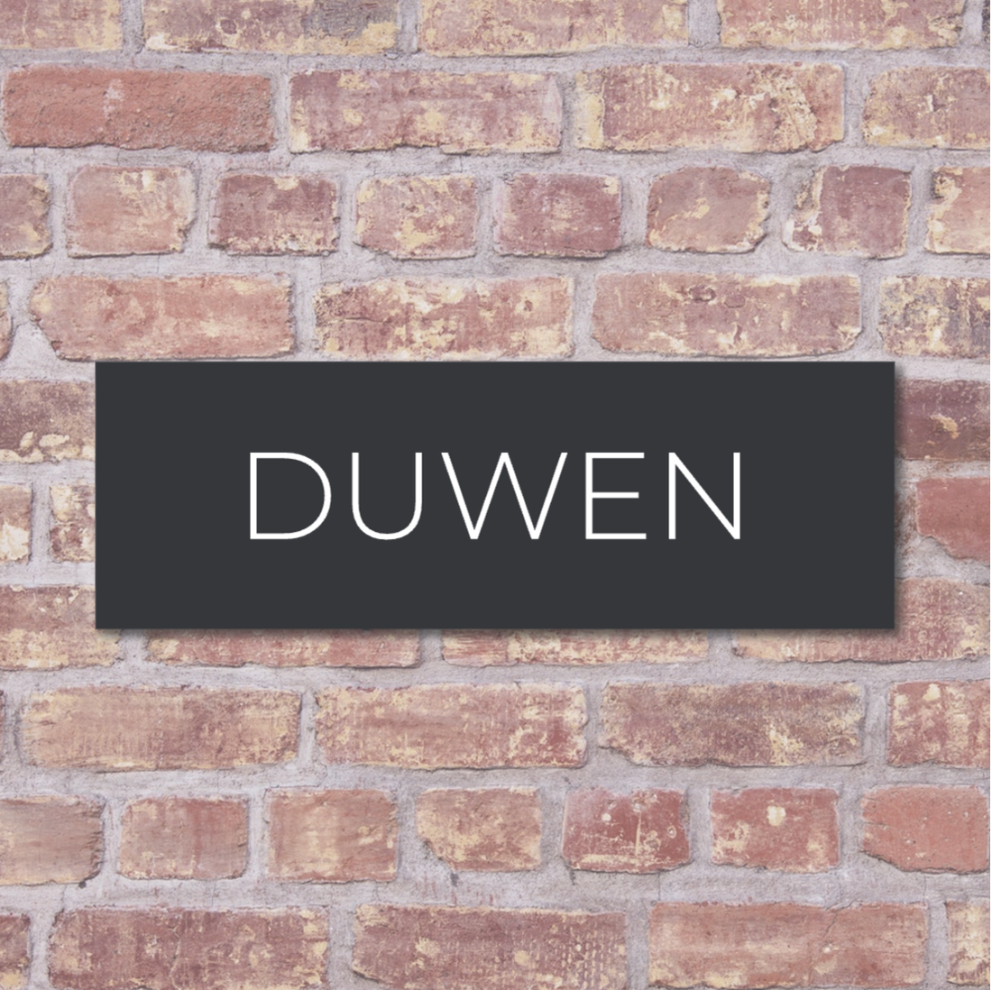 Label2X deurbordje bedrijf Deurbordje bedrijf duwen woonaccessoires homedecoratie