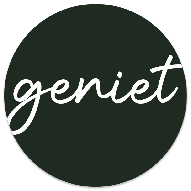 Label2X Muurcirkel Muurcirkel geniet groen