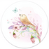 Label2X Muurcirkel kids Muurcirkel kids fairy bird woonaccessoires homedecoratie