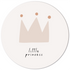 Label2X Muurcirkel kids Muurcirkel kids little princess woonaccessoires homedecoratie