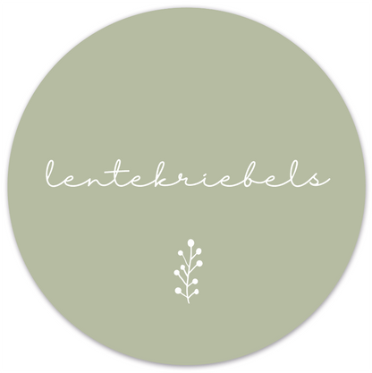 Label2X Muurcirkel Muurcirkel lentekriebels groen woonaccessoires homedecoratie