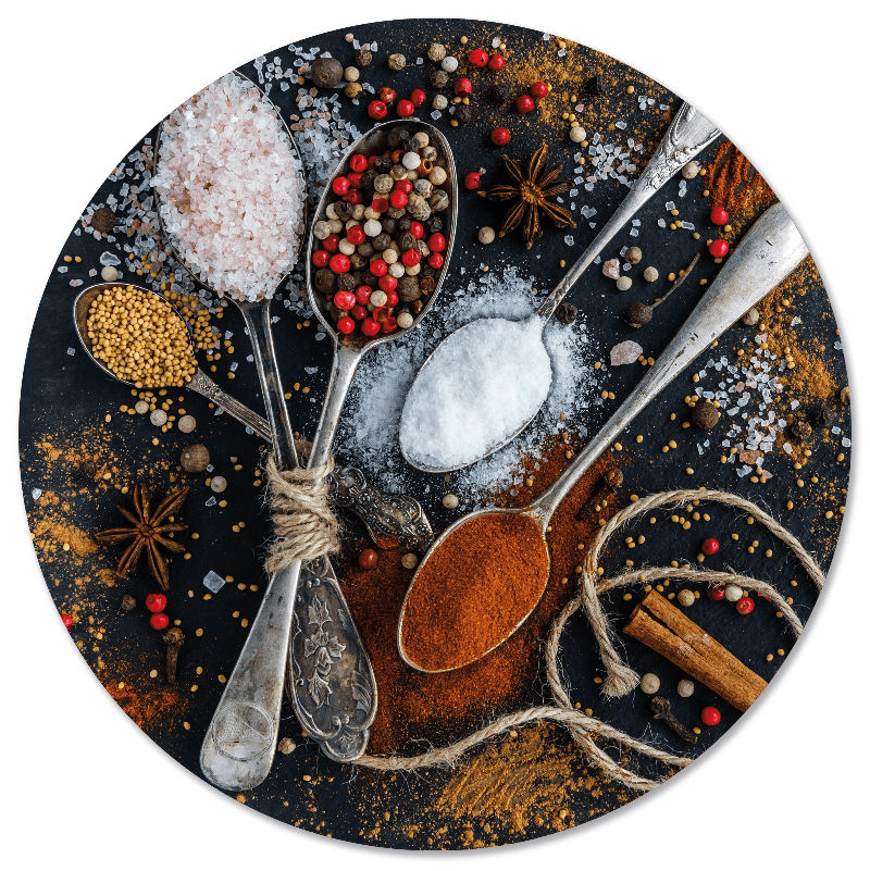 Label2X Muurcirkel Muurcirkel spices