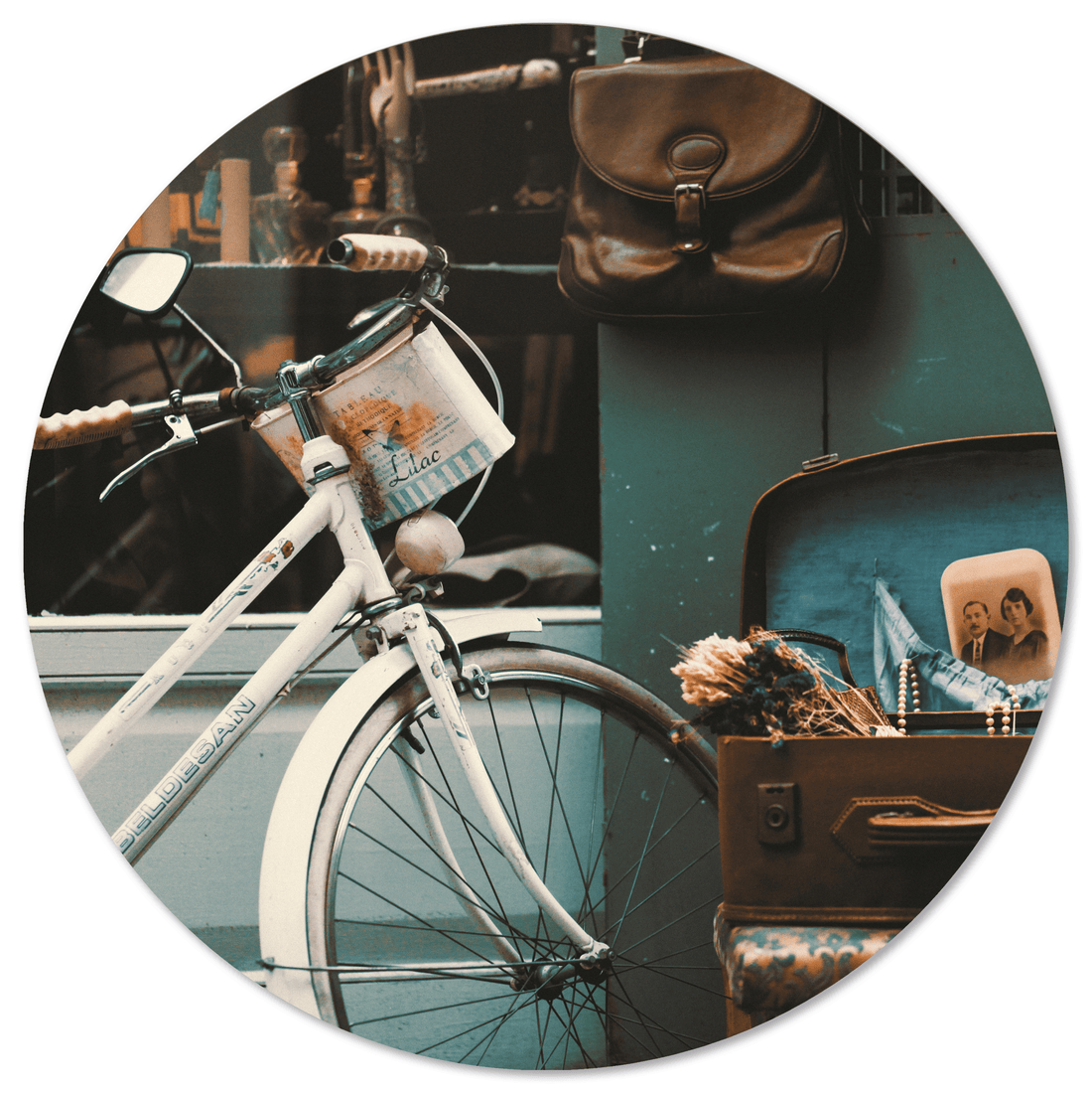 Label2X Muurcirkel Muurcirkel vintage