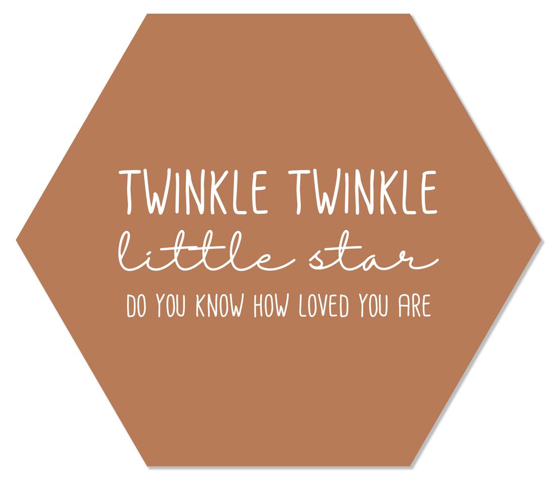 Label2X Muurhexagon Muurhexagon twinkle twinkel terra