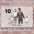 Label2X Naambordje familie Naambordje voordeur familieportret vanaf 5 personen woonaccessoires homedecoratie