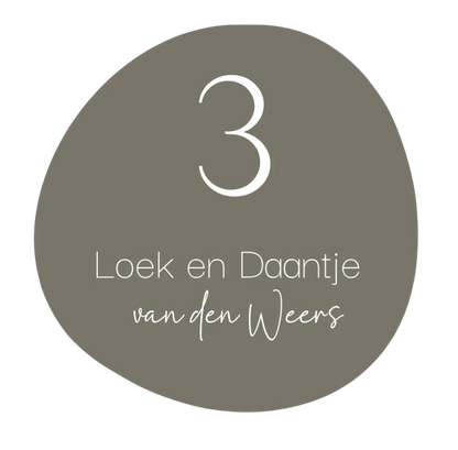 Label2X Naambordje organisch Naambordje voordeur floty woonaccessoires homedecoratie