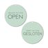 Label2X Open en gesloten mint woonaccessoires homedecoratie