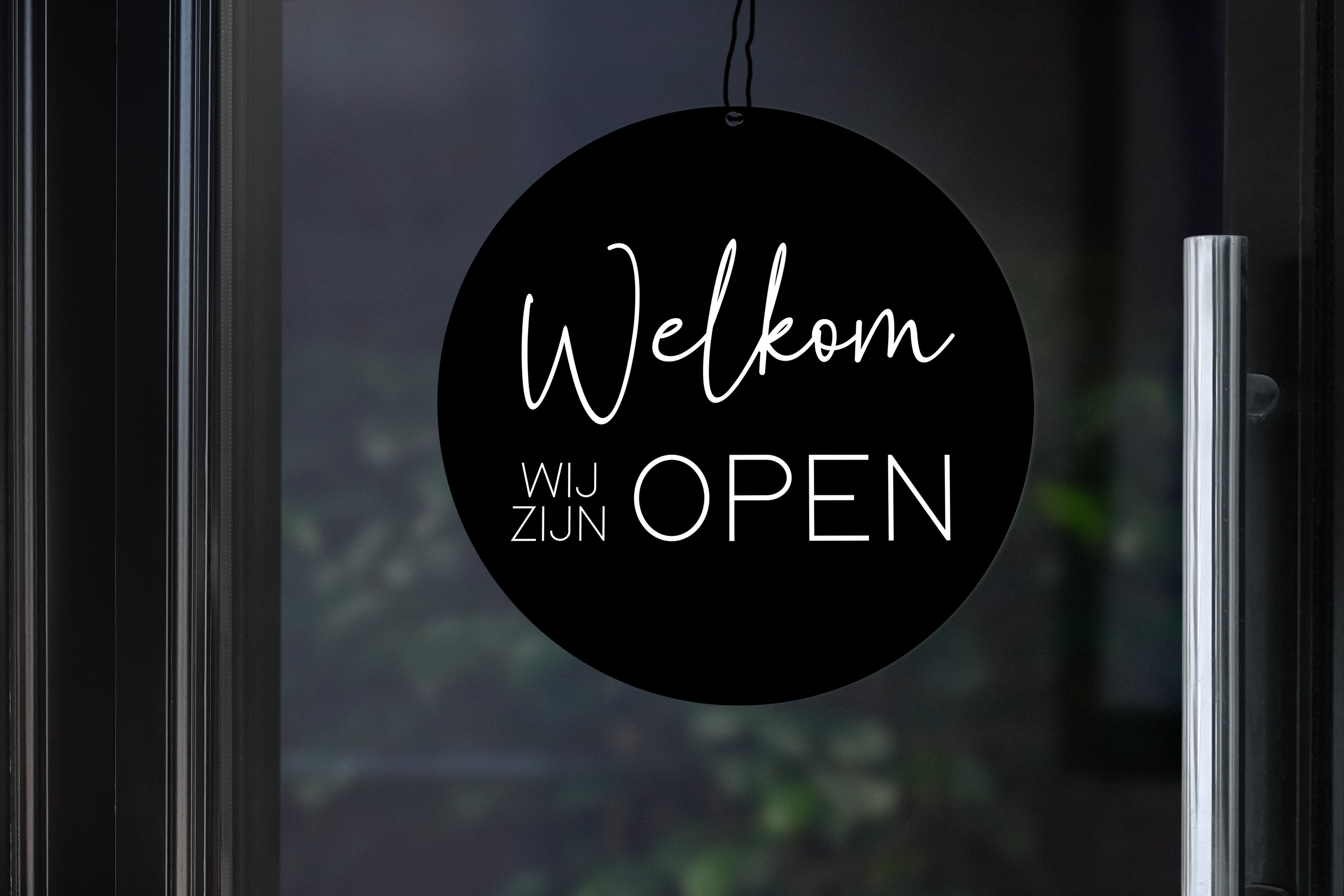 Label2X Alles voor je shop Open en gesloten zwart wit woonaccessoires homedecoratie