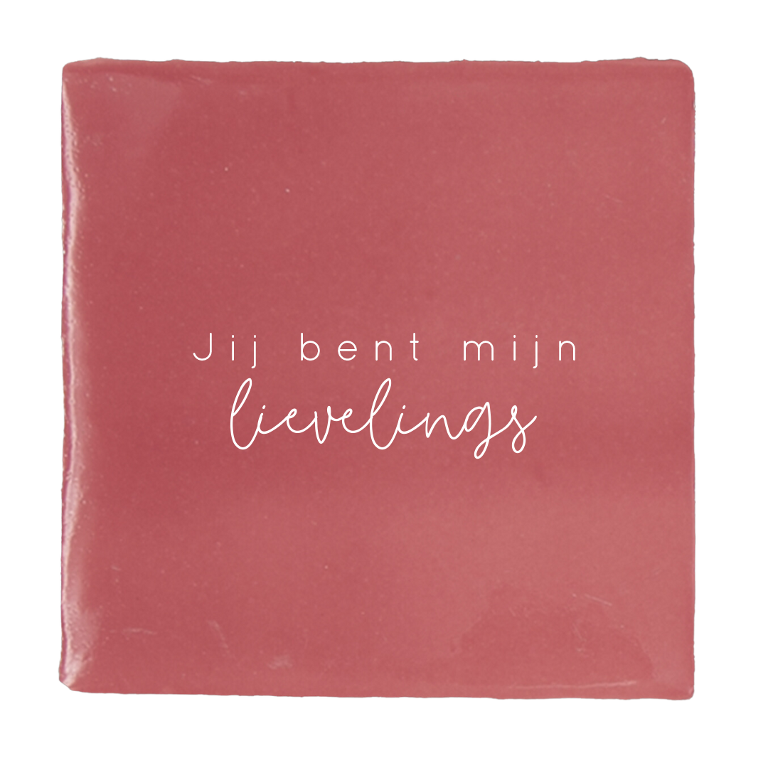 Label2X Roze met wit / Nee ik hoef er geen extra&