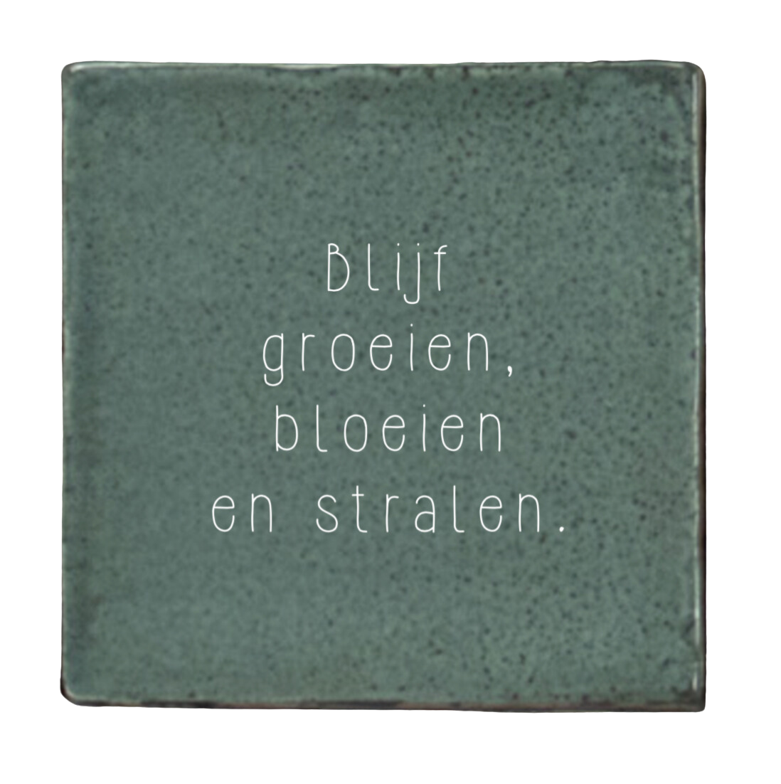 Label2X Tegeltje blijf groeien, bloeien en stralen woonaccessoires homedecoratie