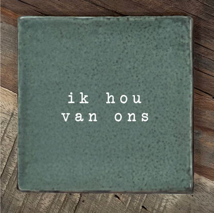 Label2X Tegeltje ik hou van ons woonaccessoires homedecoratie