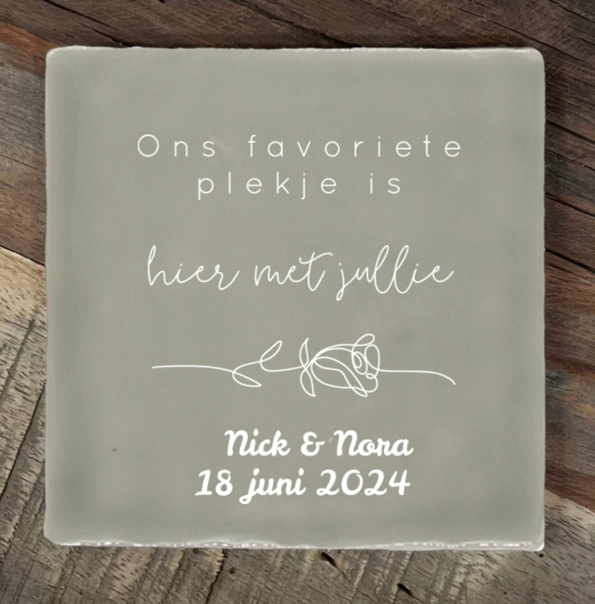 Label2X Tegeltje ons favoriete plekje woonaccessoires homedecoratie