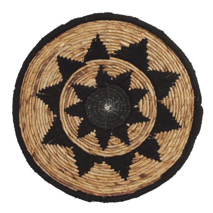 Label2X Tuincirkel wand ster zwart woonaccessoires homedecoratie