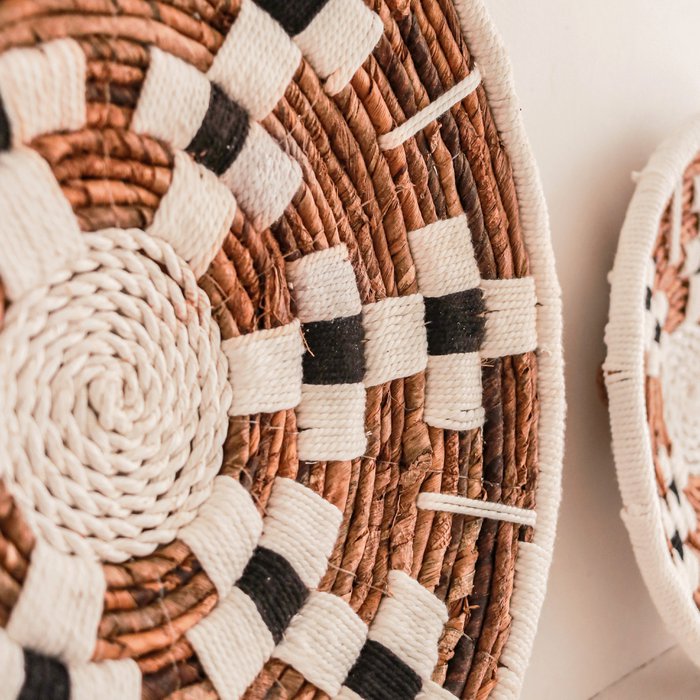 Label2X Tuincirkel wand wit zwart woonaccessoires homedecoratie