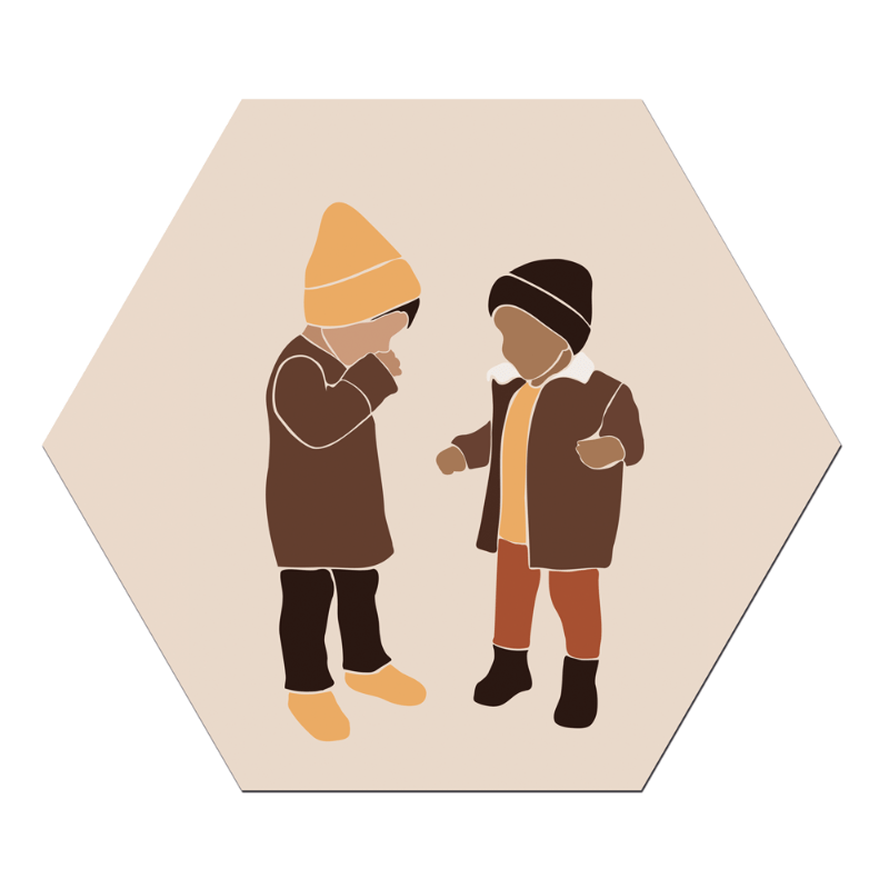 Label2X Wallart Wallart abstract kids