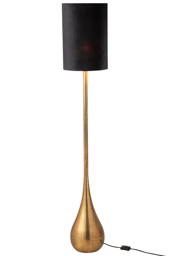 Lamp Drop Iron/Velvet Gold/Black Large -&gt; Lamp Drop IJzer/Fluweel Goud/Zwart Groot