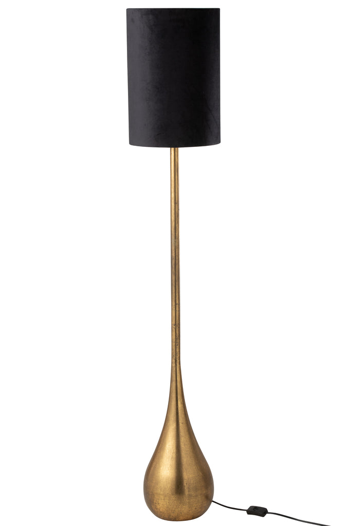 Lamp Drop Iron/Velvet Gold/Black Large -&gt; Lamp Drop IJzer/Fluweel Goud/Zwart Groot