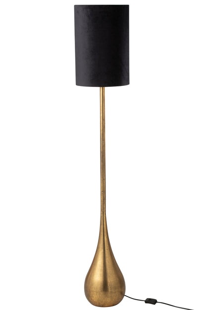 Lamp Drop Iron/Velvet Gold/Black Large -&gt; Lamp Drop IJzer/Fluweel Goud/Zwart Groot