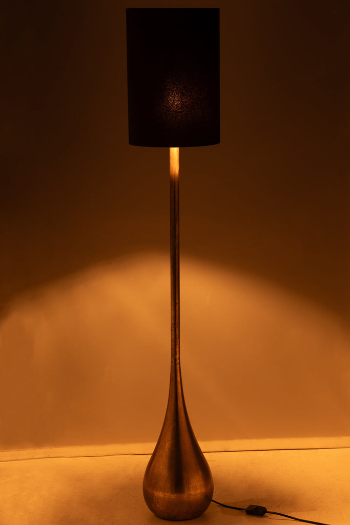 Lamp Drop Iron/Velvet Gold/Black Large -&gt; Lamp Drop IJzer/Fluweel Goud/Zwart Groot