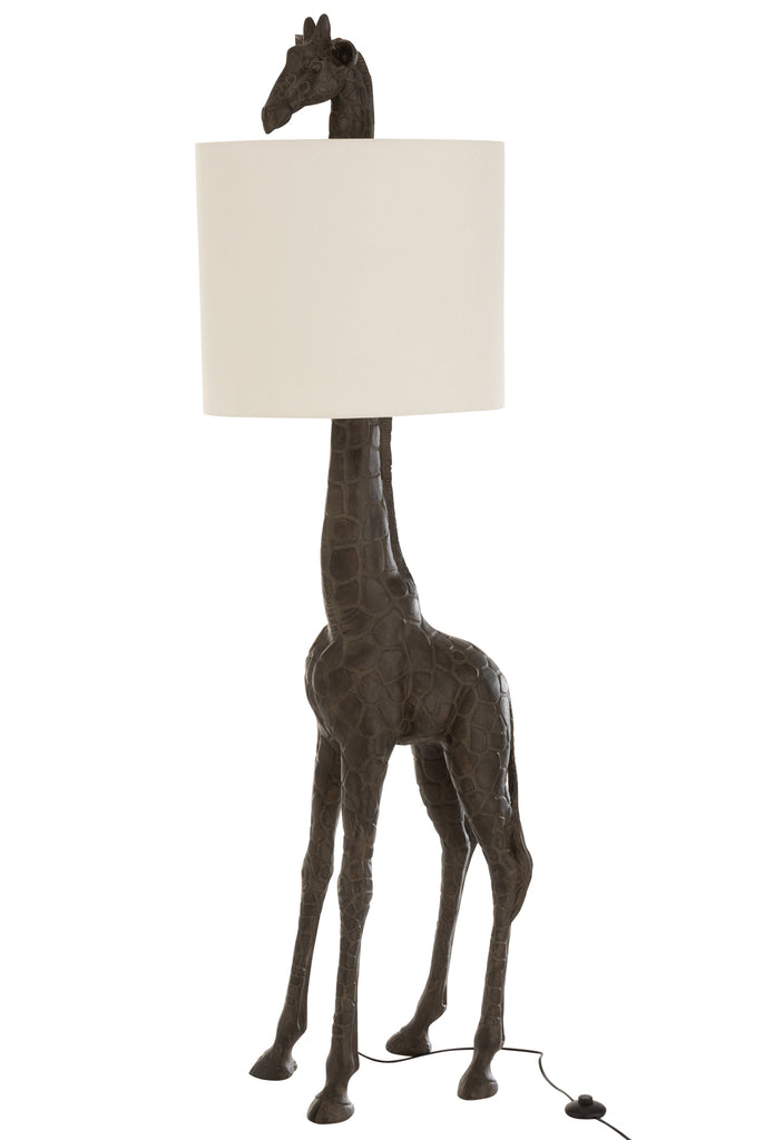 Giraflamp, donkerbruin