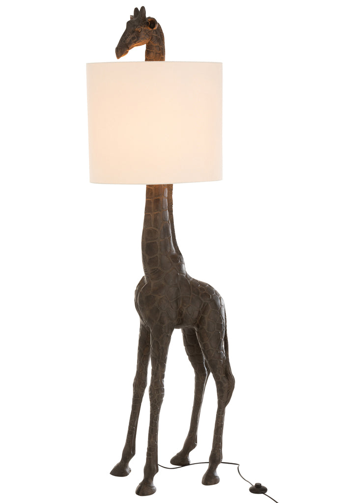 Giraflamp, donkerbruin
