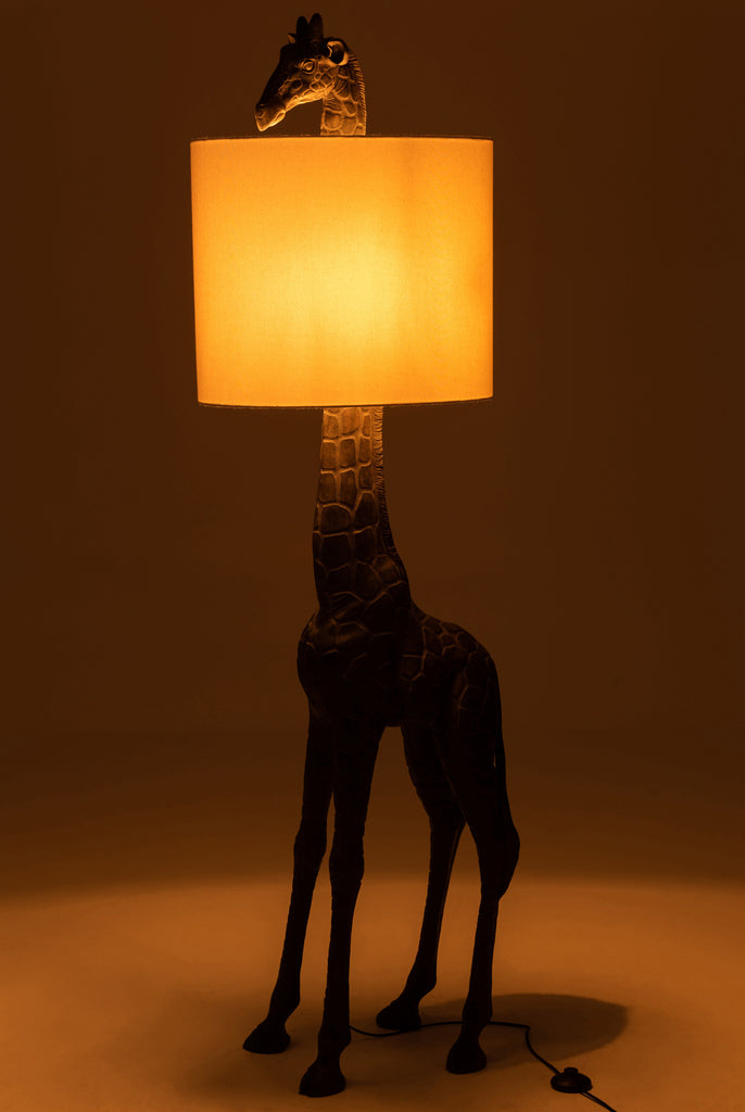 Giraflamp, donkerbruin