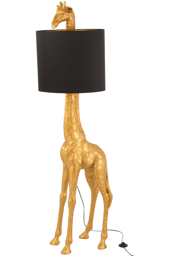 Lamp Giraffe Poly Goud