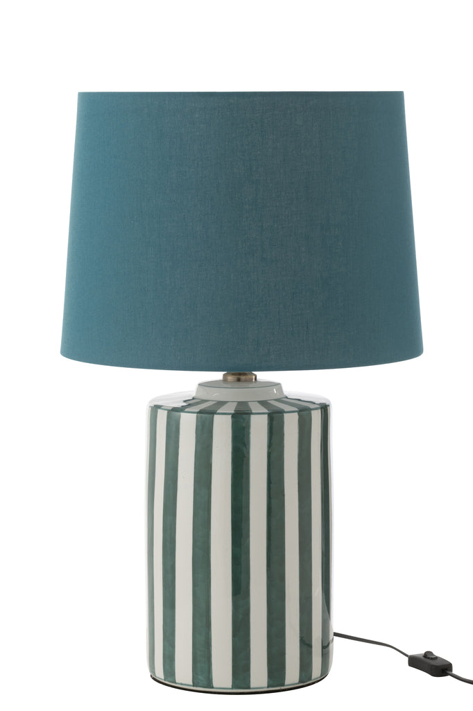 Lamp+Shade Listra Strepen Porselein Groen/Wit