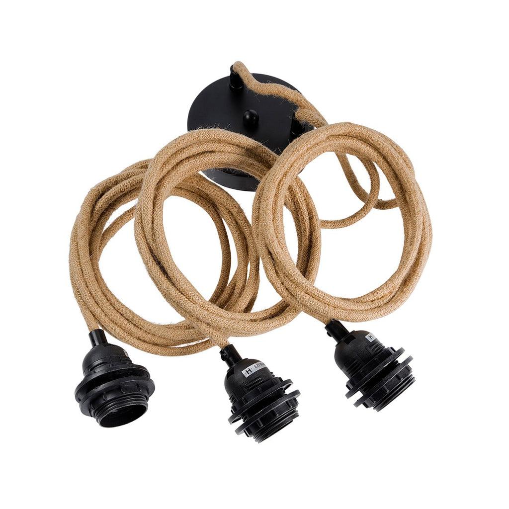 Lampfitting voor Plafond - Naturel - 3 Fittings