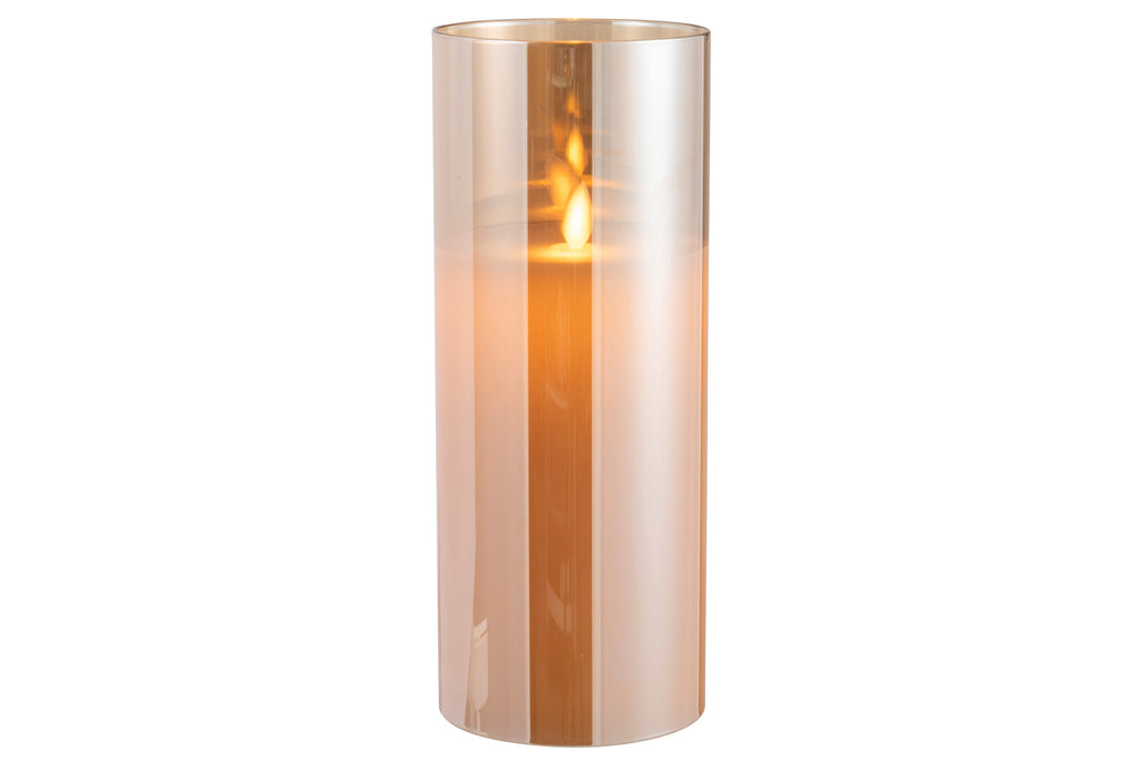 Ledlamp Schijnend Glas Goud Groot