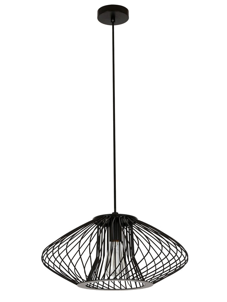 Lucci decor - PHEONIX plafondlamp, klein, squat, zwart