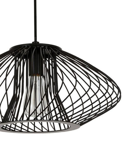 Lucci decor - PHEONIX plafondlamp, klein, squat, zwart