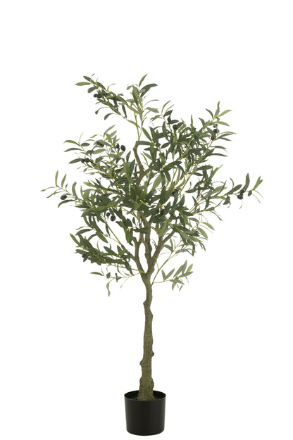 Olijfboom Pot Kunstmatig Groen Klein