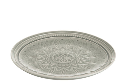 Plaat Keramiek Boho Grijs Groot