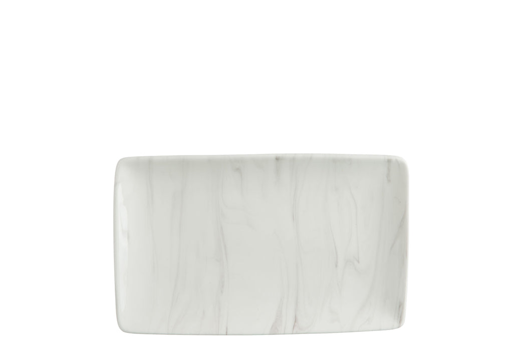 Plaat Rechthoek Marmeren Stijl Porselein 25x15x2cm