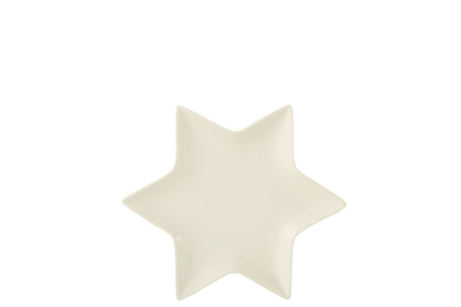 J-Line Bord Ster Porselein