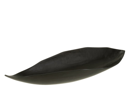 Plateau Zwarte Aluminium Blad Groot