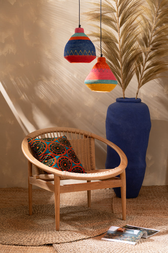 Pot Lord Papier Mache Blauw