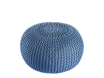 Pouf PREMIUM ø45cm Zitkruk Gehaakte poef Binnen Terras Zwembad Tuin Duurzaam