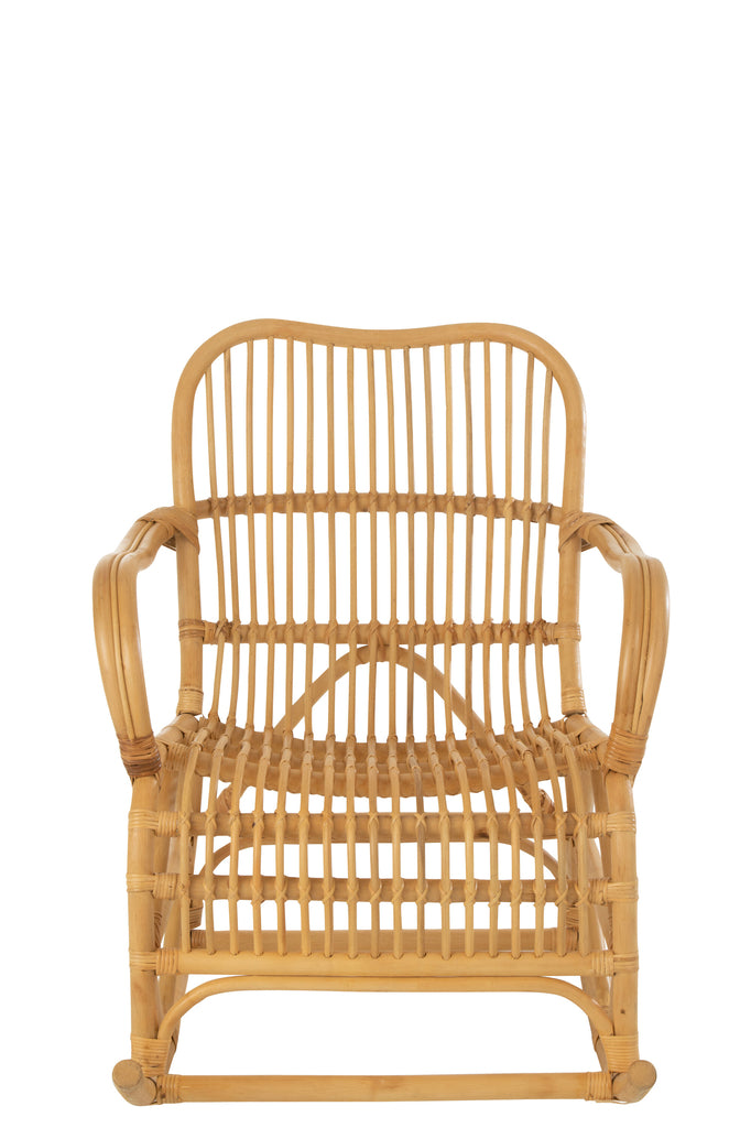 Schommelstoel Winand Rotan Natuurlijk