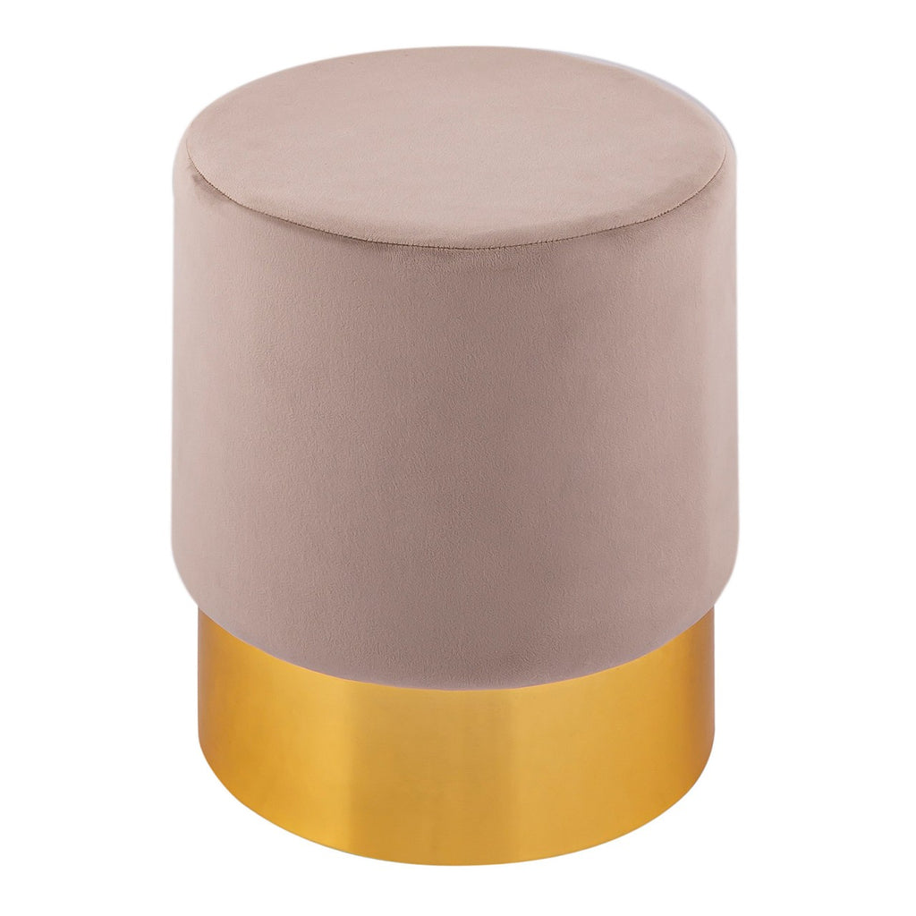 Samt Hocker 2e keus Samt Poef Ø 31 H 43 cm Zithocker Zitpoef Velours Hocker belastbaar tot 150 kg