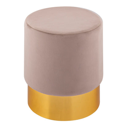 Samt Hocker 2e keus Samt Poef Ø 31 H 43 cm Zithocker Zitpoef Velours Hocker belastbaar tot 150 kg