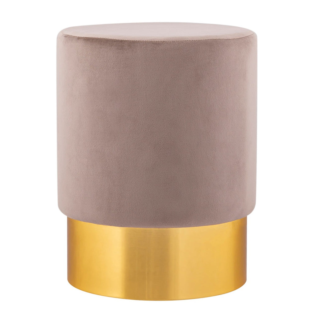 Samt Hocker 2e keus Samt Poef Ø 31 H 43 cm Zithocker Zitpoef Velours Hocker belastbaar tot 150 kg