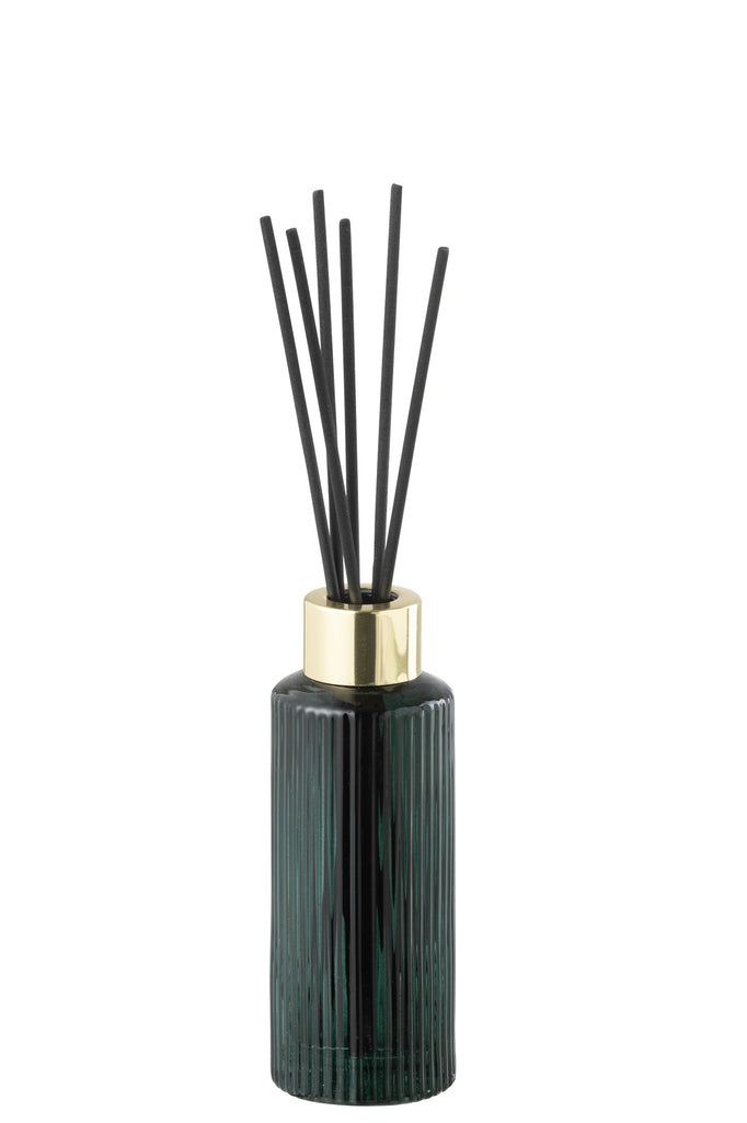 Geurolie Cederbries Glas Donkergroen Klein