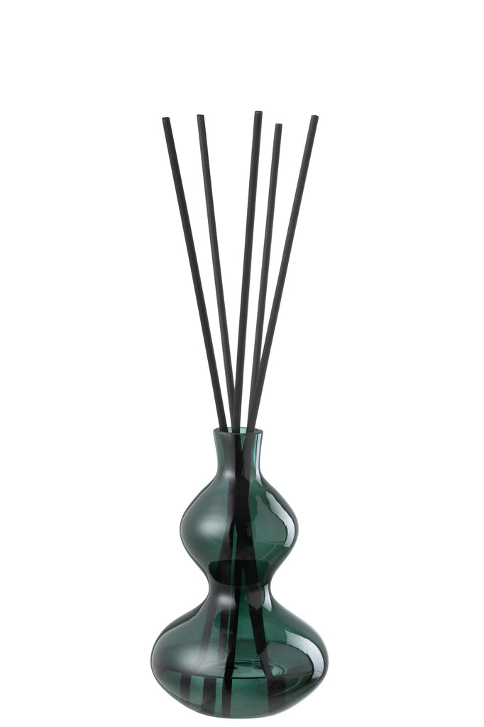 Geurolie Cederbries Glas Donkergroen Klein