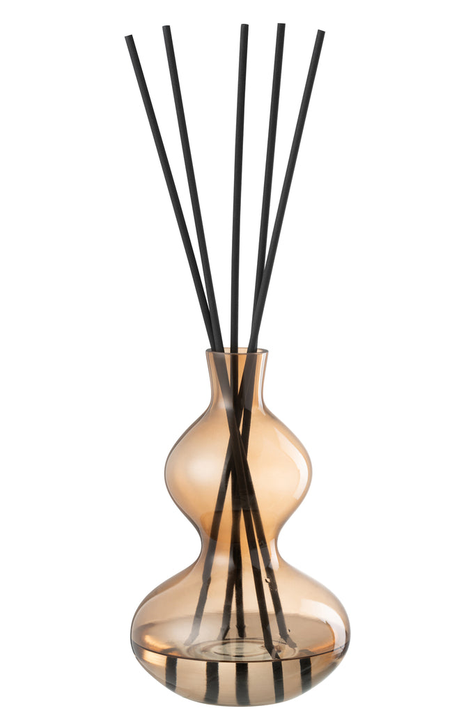 Geurolie Noords Vetiver Glas Amber Groot